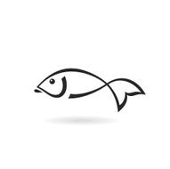 Stylized fish icon