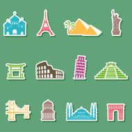World sights icons