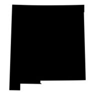 Map of the U S state New Mexico N2
