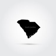 map of the U S state South Carolina N2
