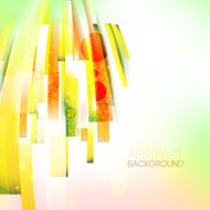 Abstract left oriented color wave living lines illustration