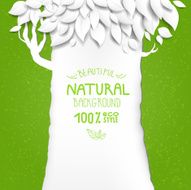 Natural background with tree