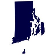 map of the U S state Rhode Island N2