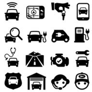 Automobile Icons - Black Series