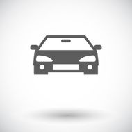 Car flat icon N8