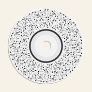 Abstract round musical background
