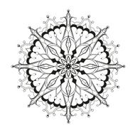 Circular ornament in ethnic style N2