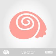 Shell vector icon