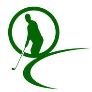 Vector silhouettes of golf N34