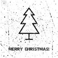 Greeting Christmas card N9