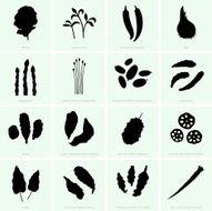 Vegetables (set 4)