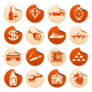 Luxury life stickers
