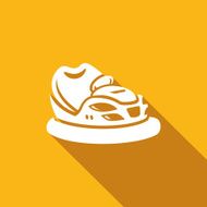 Bumper car icon vector illustration