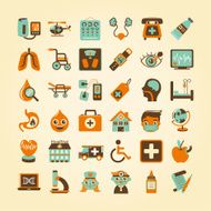 Medical icons set N14