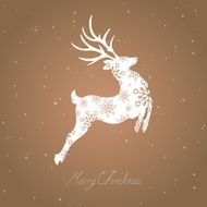 Vector Christmas Reindeer N5