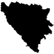 Bosnia &amp; Herzegovina map
