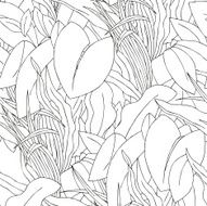 Seamless Pattern with floral ornament N171