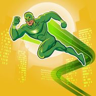 Super hero Vector illustration on a background N3