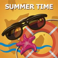 Summer time creative design template N5