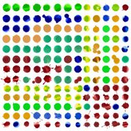 Splatters 170 items set