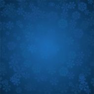 Decorative vector Merry Christmas background with snowflakes