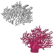 Vector icon set with coral N2