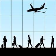 People in airport N3