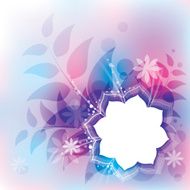 abstract with flower eps 10