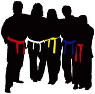 Martial Arts Training Team -Vector