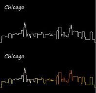 Chicago Skyline N17