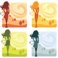 Seasonal Silhouettes