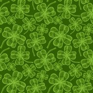 seamless clovers pattern N2