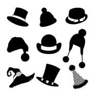 Hat Silhouettes N3