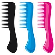comb vector illustration