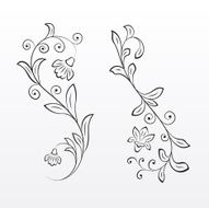 Floral tracery