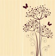Delicate floral design