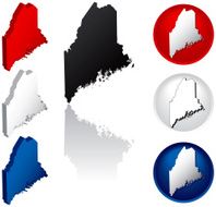 State of Maine Icons