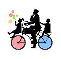 Father and two children N2
