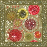 Happy holidays background made with graphics elements vector N2