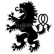 Heraldic Lion N10