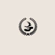 Swallow bird abstract vector logo design template N8