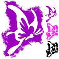 Grunge Butterfly