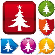 icon series christmas tree