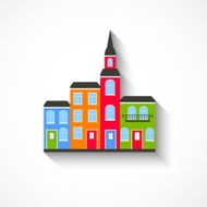 Shadow theme city background