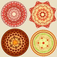 round oriental pattern N2