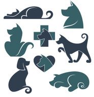 my favorite pet vector collection of dogs symbols