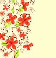 abstract floral background N151