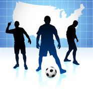 Soccer Team with United States Map