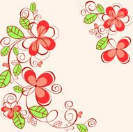 abstract floral background N153