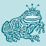 Princess-Frog (vector)